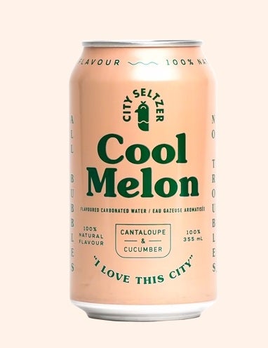 City seltzer - Cool Melon