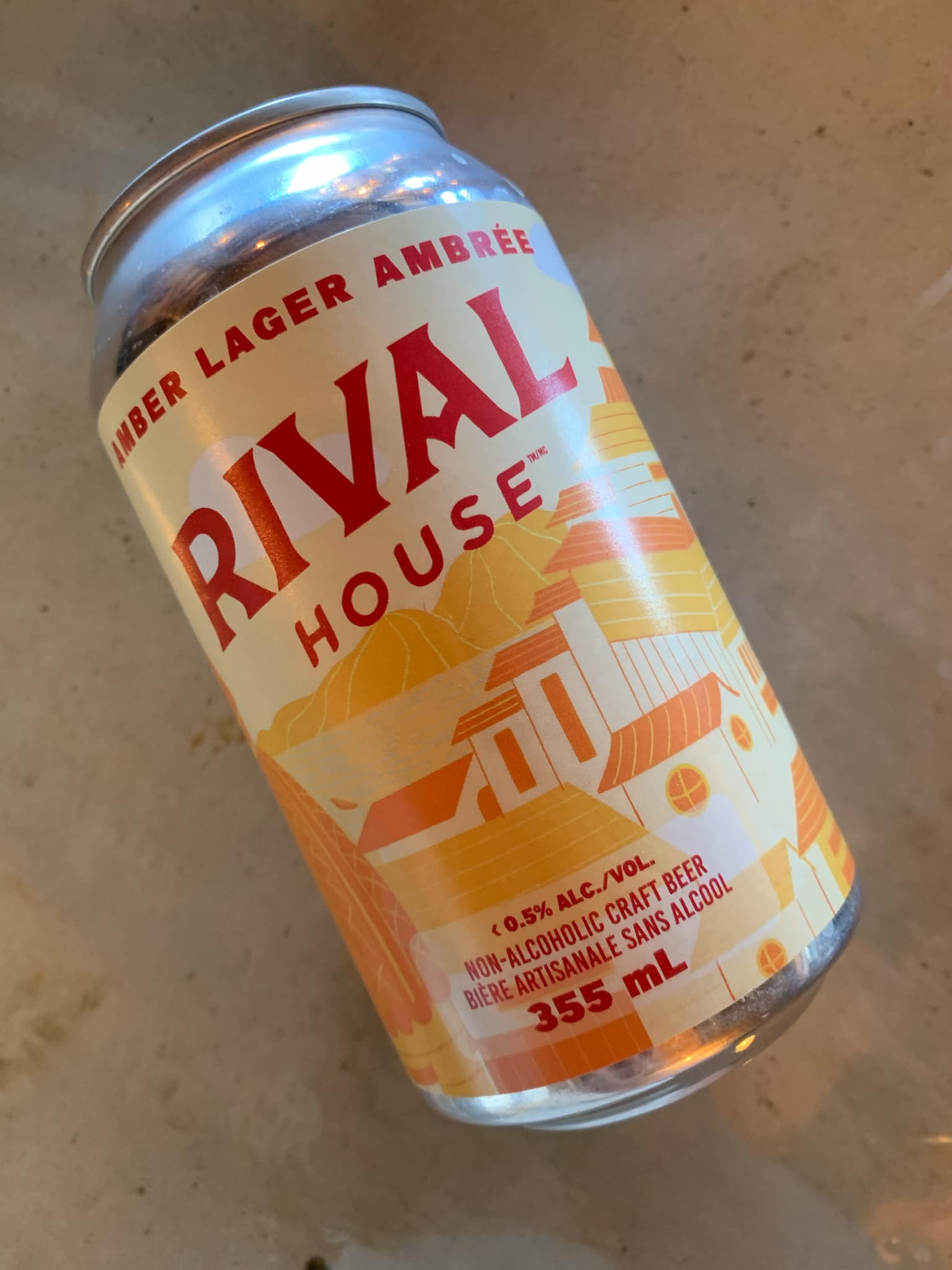 RIVAL HOUSE - Amber lager (355ml)