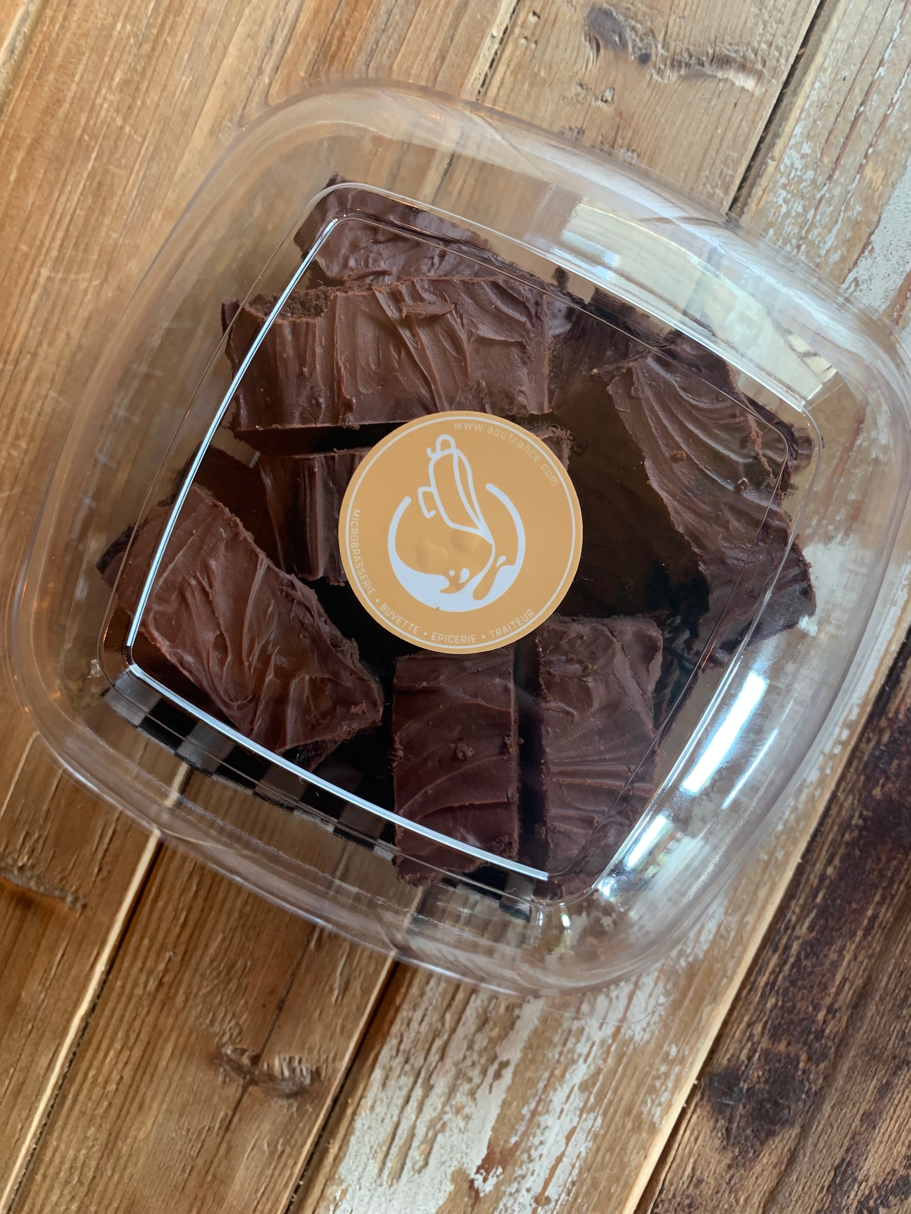 Plateaux de desserts - Bouchée de brownie maison au chocolat noir