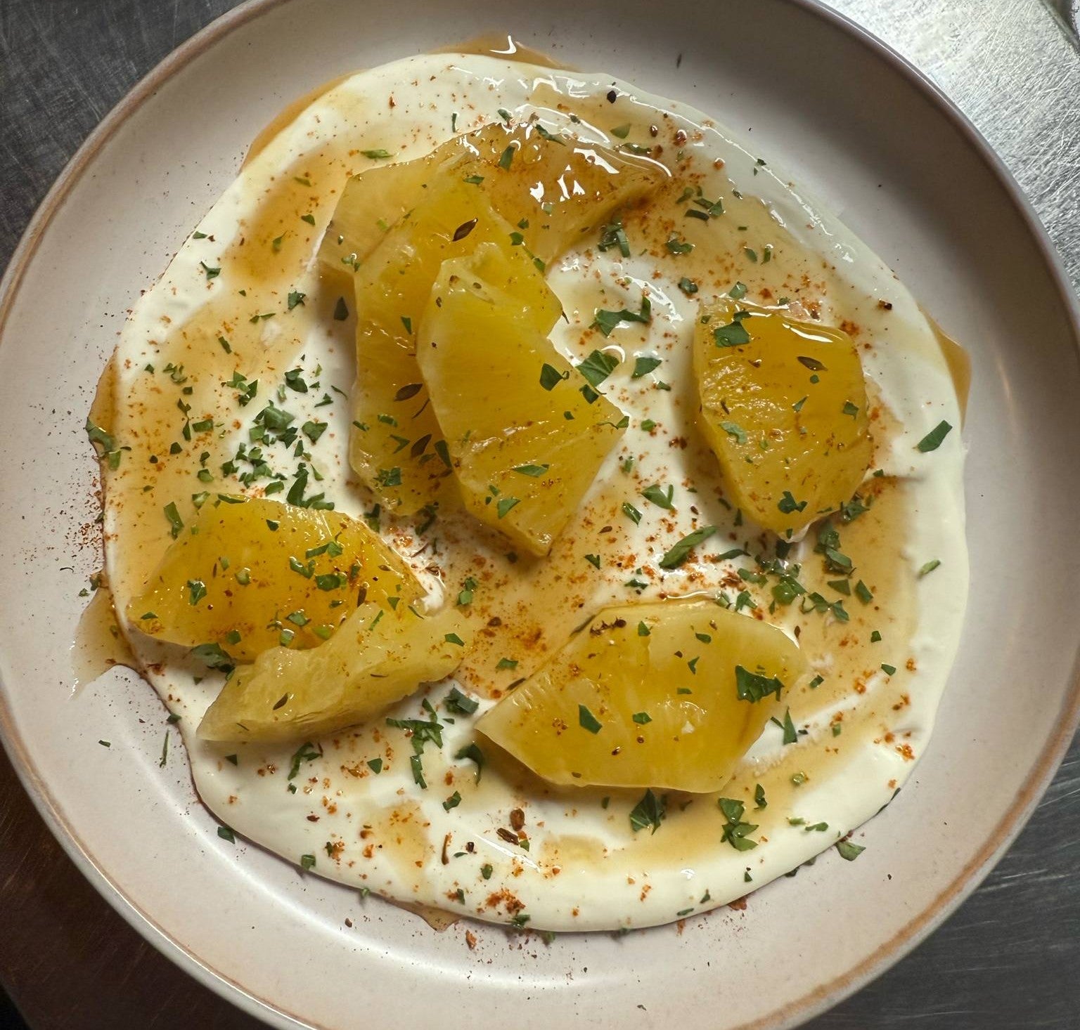 Ananas & fromage (V)